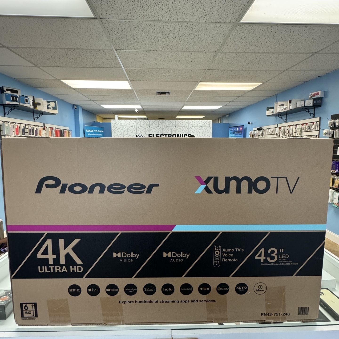 Pioneer - 43" Class LED 4K UHD Smart Xumo TV