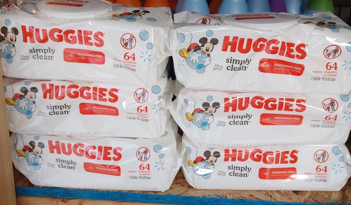 Huggies Baby wipes 4 for $10