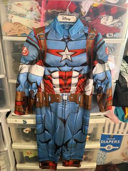 Captain América Disney Costume Size 3