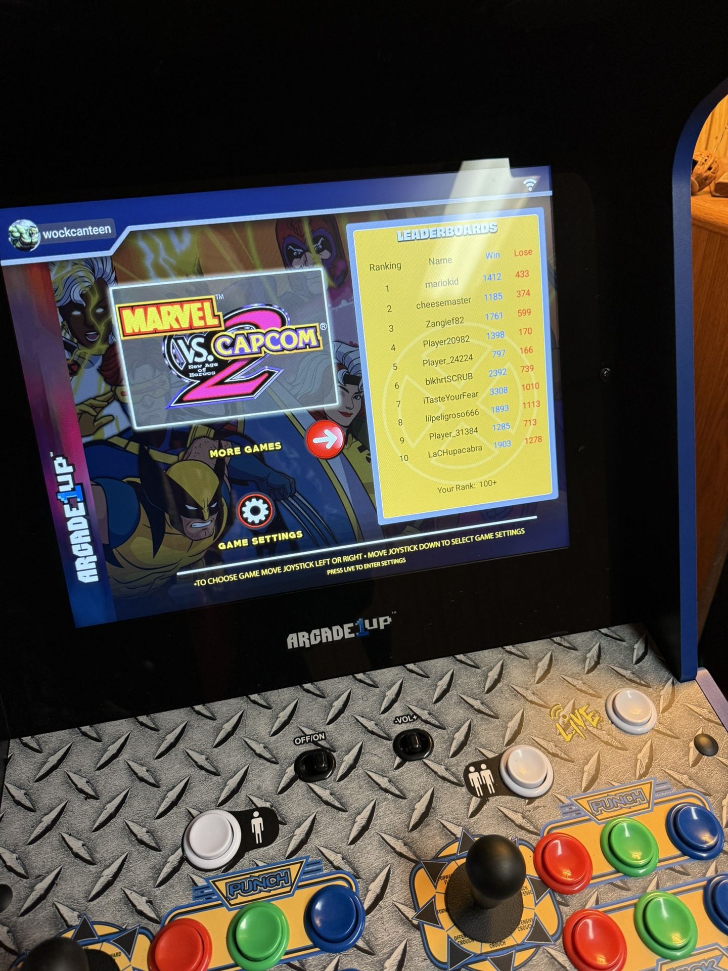 Arcade1Up Marvel Vs. Capcom 2 X-Men '97 Edition Deluxe Arcade