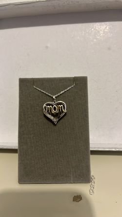 Sterling Silver Mom Pendant