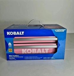 Kobalt Mini 2-Drawer Pink Steel Tool Box
