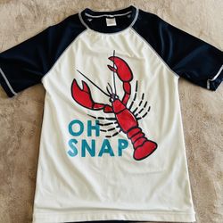 NWT Gymboree boy rash guard Lobster Shirt Top Outlet 