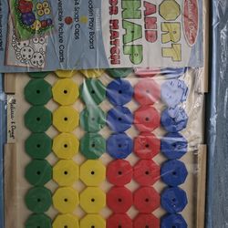 Melissa & Doug Sort and Snap Color Match - Sorting and Patterns Educational Toy