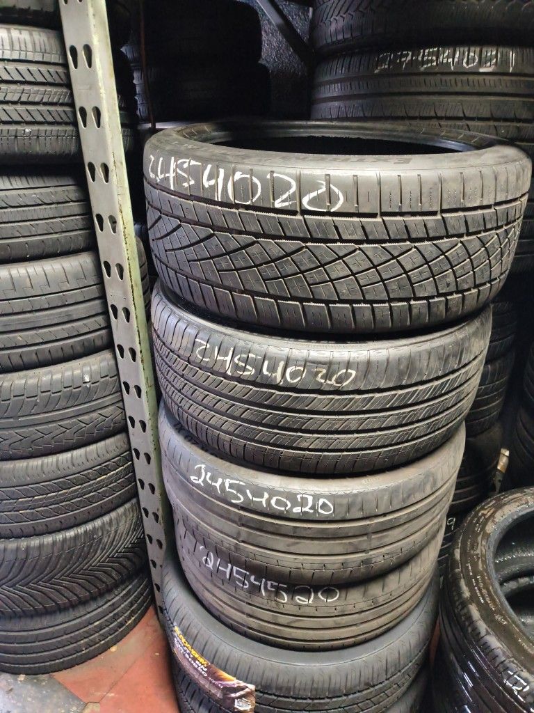 Some Used 245/40/20 Tires $50 Each