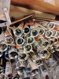 Water heater supply lines