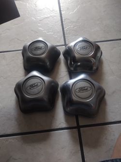 Ford Steel Wheel Center Caps All Four For $20