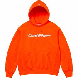 Supreme X Futura Hoodie _ Bright Orange  _ Size XL  - Brand New 