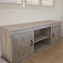 Tv console - grey wood