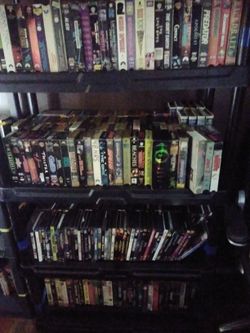 Vhs and Dvd's 