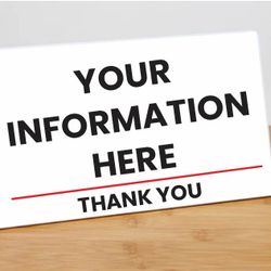 Custom Sign For Door Or Desk