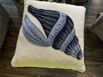 Decorative Navy - Soft blue Pillow 18X 18