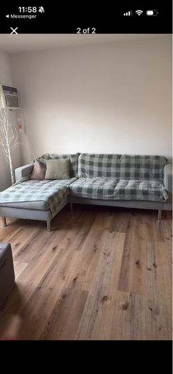 Green corner sofa