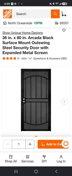 36in x 80 in