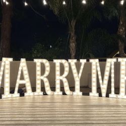 Marry Me Sign 
