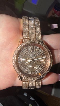 MICHAEL KORS BRADSHAW CRYSRAL ROSE GOLD WATCH