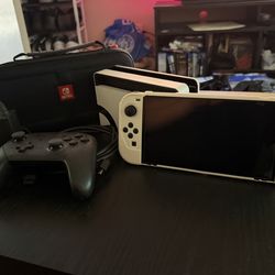 Nintendo Switch OLED Bundle w/ Pro Controller & Case