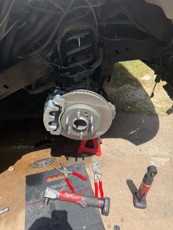 Brake job suspension work oil change and more