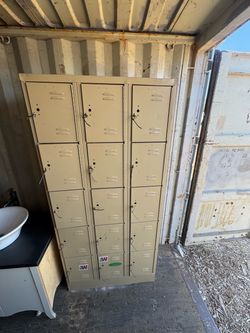 Metal Storage Lockers 3-Column 6-Tier