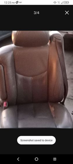 Brown Leather Car Seat