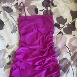Cute Fuicha Pink Dress Size XS Fits S Too.