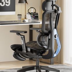 AutoFull G5 Ergonomic Chair – Adjustable Lumbar Support, Footrest