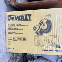 Dewalt dws716 double-bevel compound miter saw