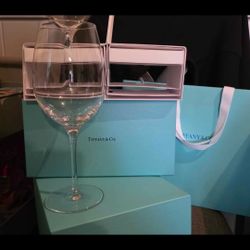 Tiffany Co Wine Glasses /NEW