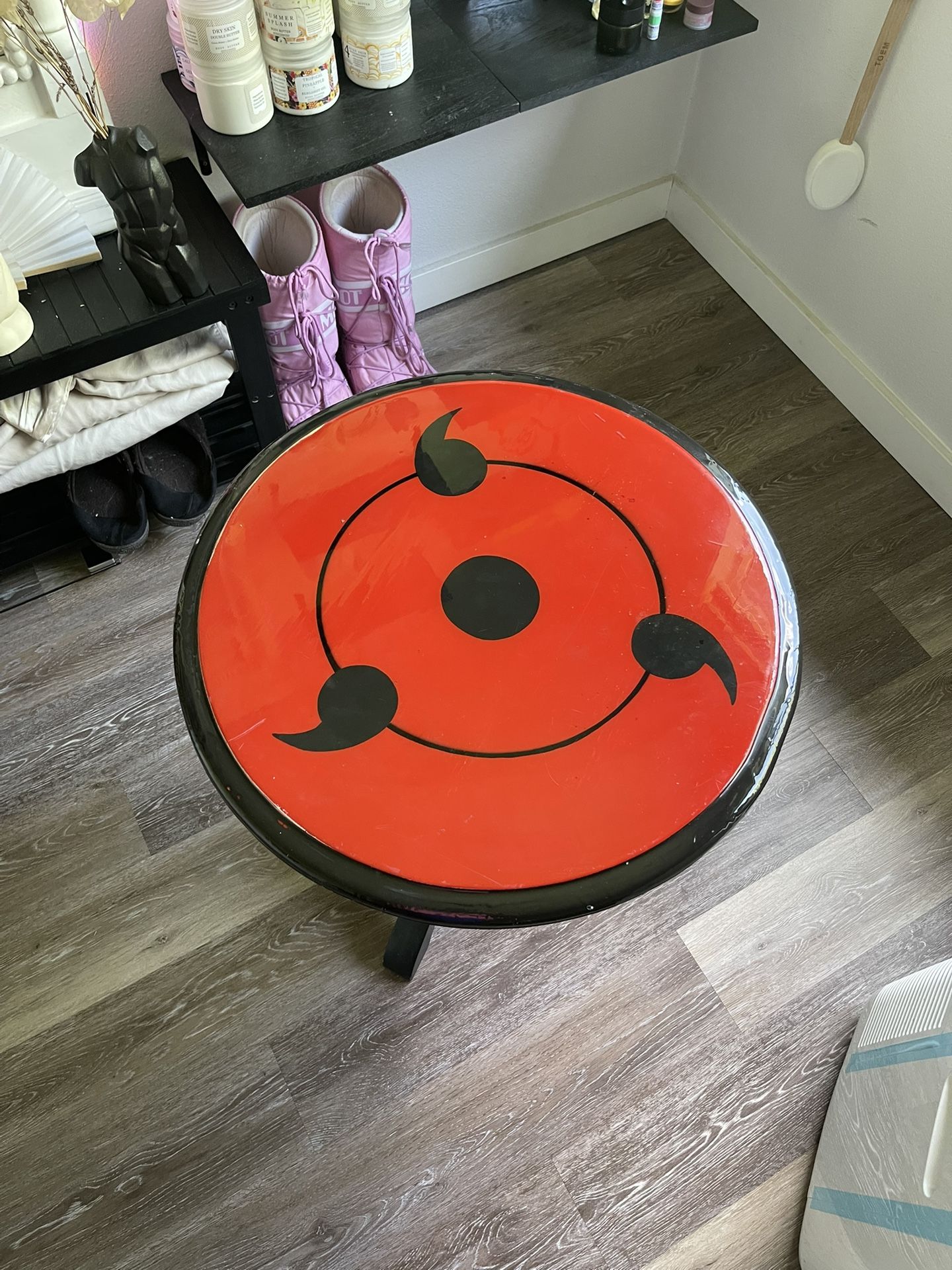 custom sharingan foyer/coffe table