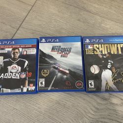 SONY PLAYSTATION 4 Games - 