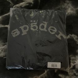 Black Vvs Sp5der Hoodie 