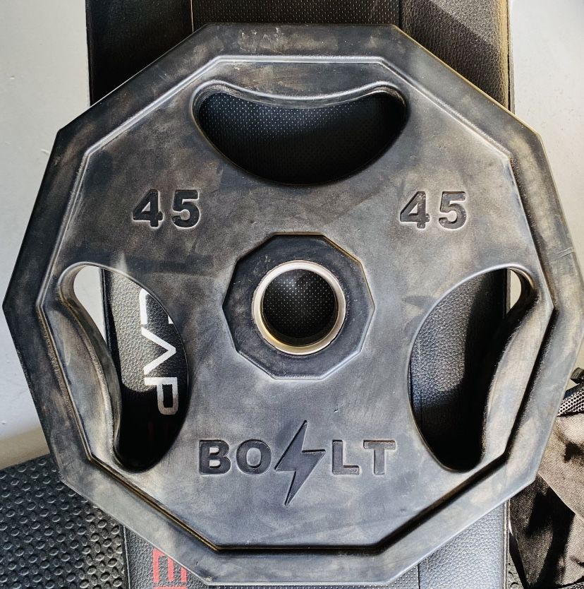 Bolt Fitness Steel 45Lb Plates