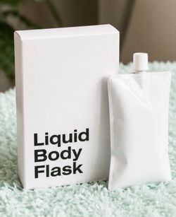 🤍 Areaware Liquid Body Flask (White) – Sculptural Design Piece | Like New