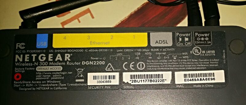 NetGear N 300 Modem wireless router...like new $15