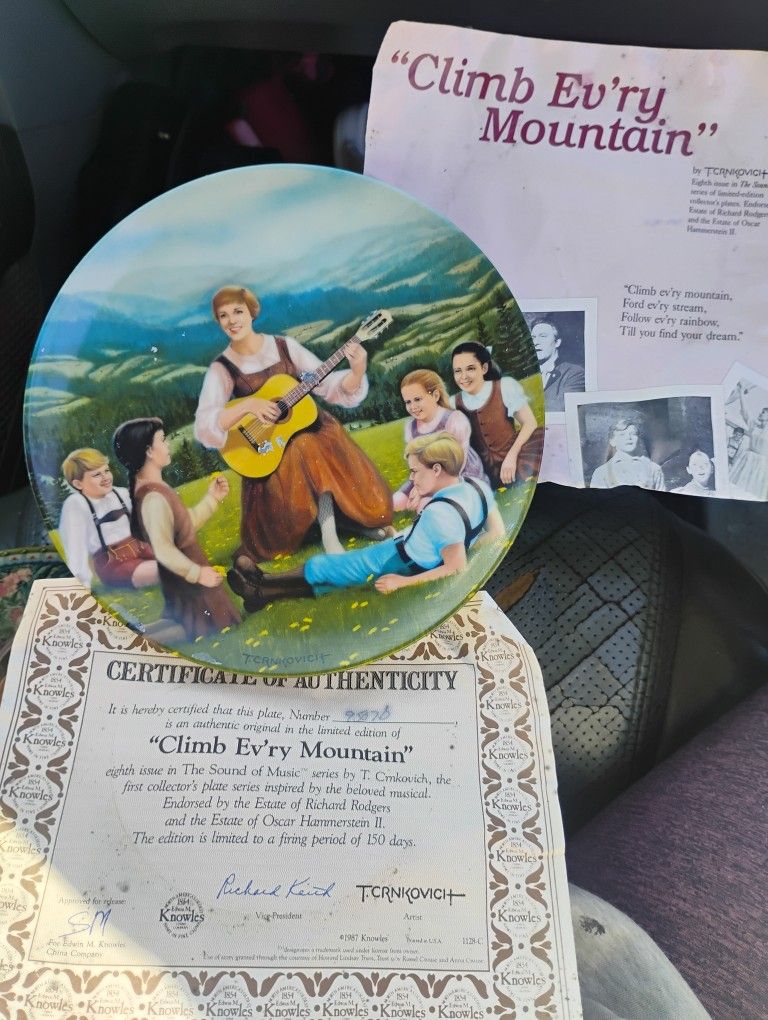 Do Re Mi Sound Of Music Collector Plate