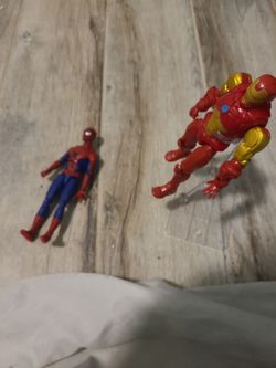 Marvel Spider-Man and Iron Man Action Figures