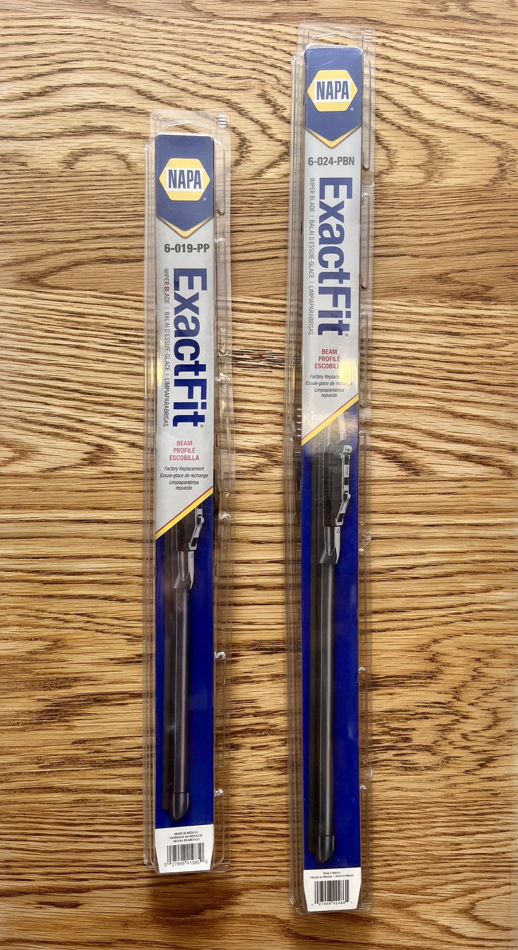 Set Of 2 Brand New Napa Brand Wiper Blades