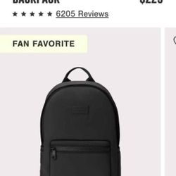 New Large Dagne Dover Black Backpack 