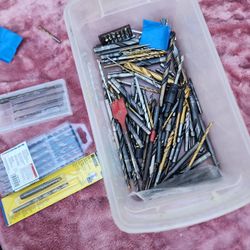 Box With Drill Bits  $55 Big Cross Streets Flamingo And Pecos 