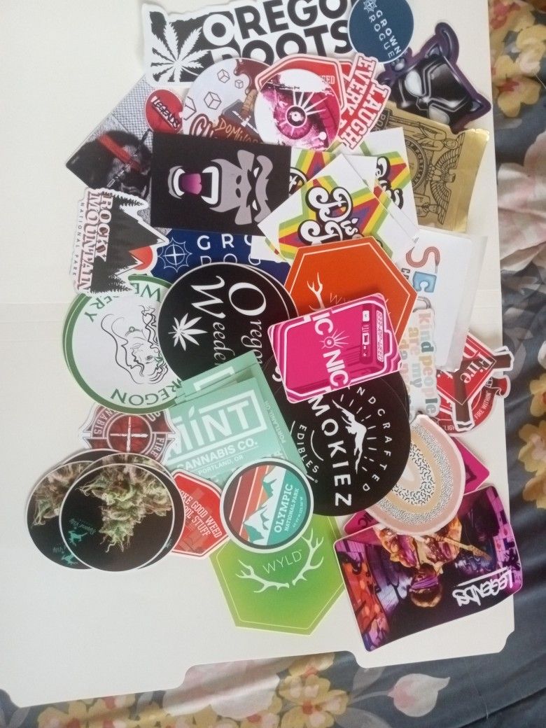 56 stickers&one Pin