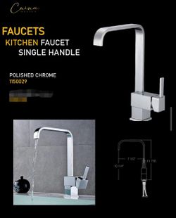 New Kitchen Faucet Chrome Finish 1150029