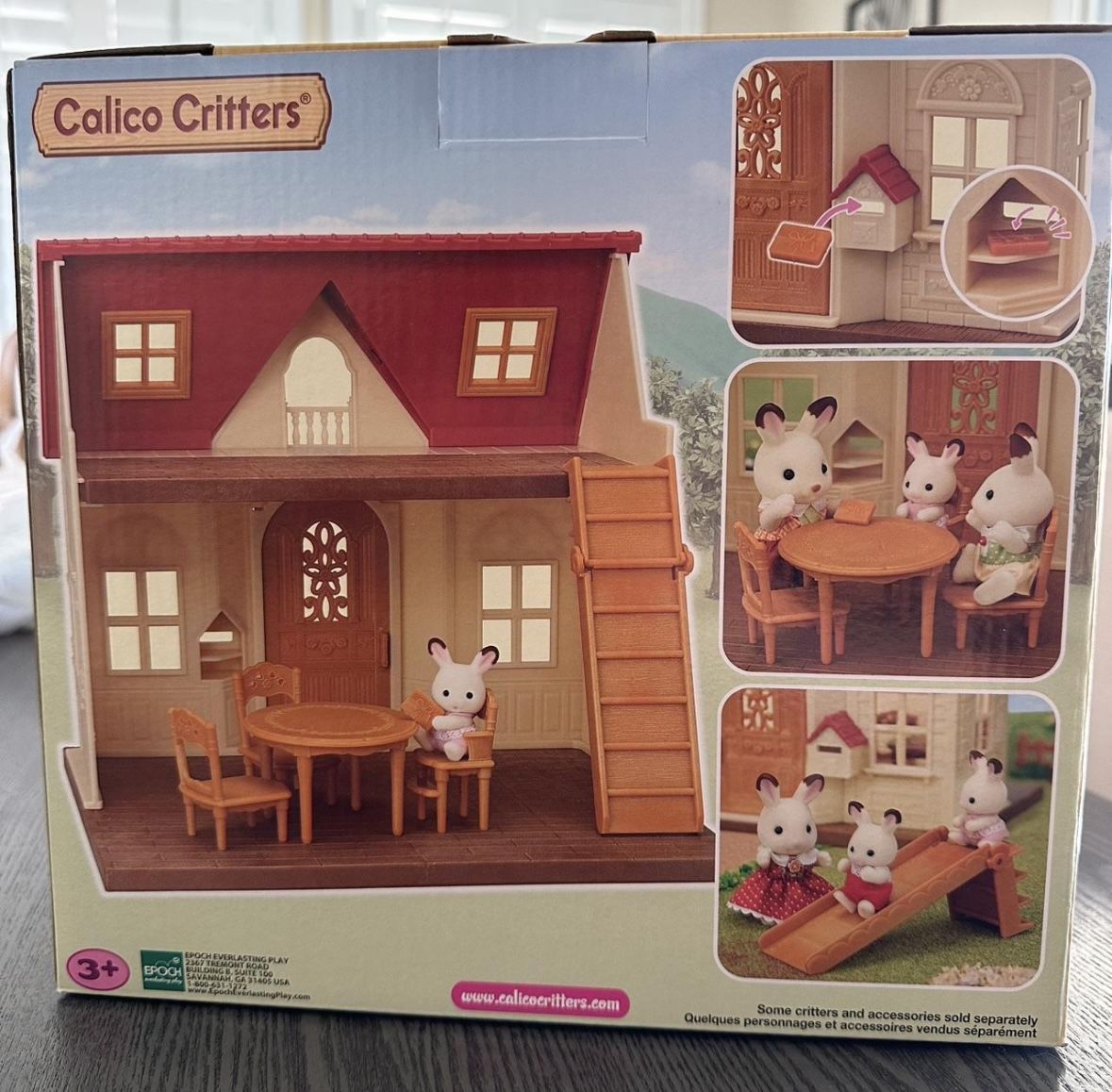 calico critters/sylvanian families red roof house!