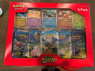 Pokemon 5-Pack Tin Set Ascended Heroes