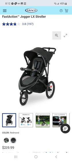 Graco FastAction Jogger LX Stroller $175