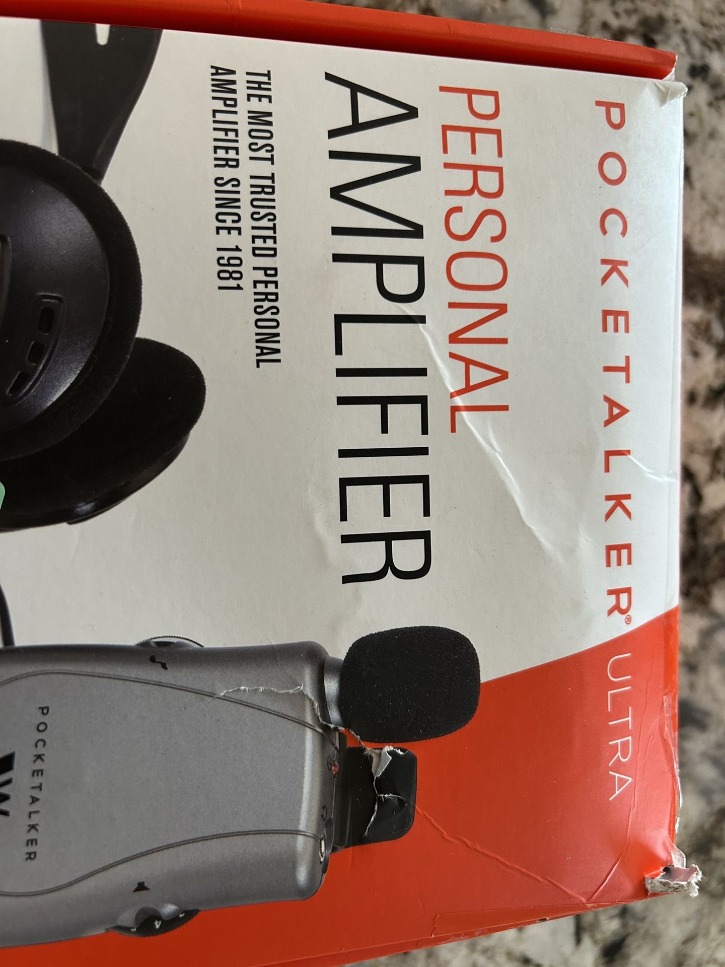 Pocketalker Hearing aid amplifier