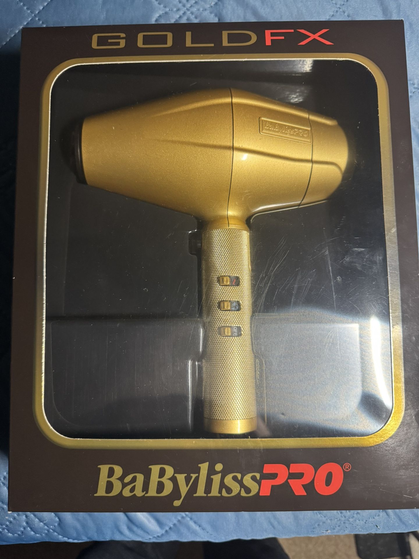 EUC BabylissPRO Gold FX High Performance Hair Blow Dryer
