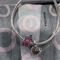 Pandora Bracelet With Charms 