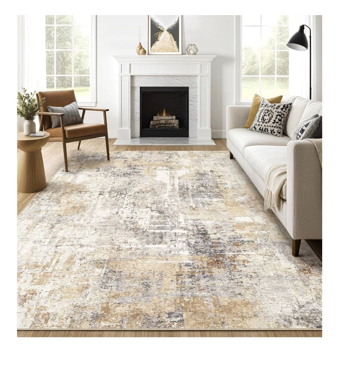 Gorgeous New In Box 9x12 Washable Rug