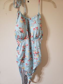 One piece bathing suit.