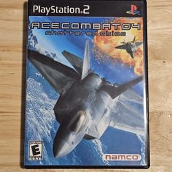 Ace Combat 04 Shattered Skied Sony PlayStation 2 PS2 Video Game CIB Complete